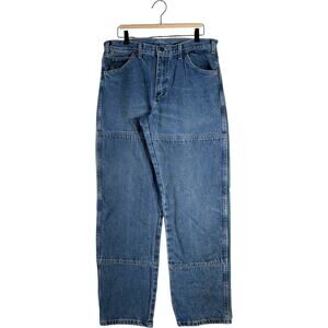 Vintage Dickies Denim Jeans Double Knee Pants 34x31